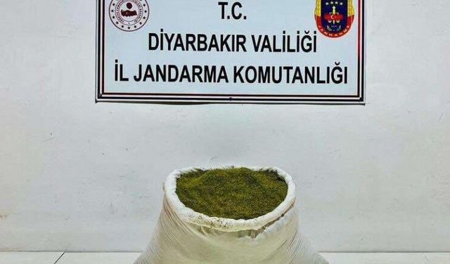 Diyarbakır’da 38,6 kilo esrar ele geçirildi