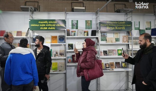 Suriye'de bir ilk: Şam Kitap Fuarı’nda Kürtçe Bölüm Açıldı