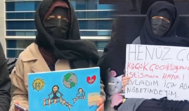 Kızını istismar etti serbest kaldı: Anne adalet nöbetine çıktı