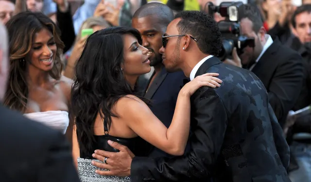 Dünya magazininde gündem Lewis Hamilton ve Kim Kardashian