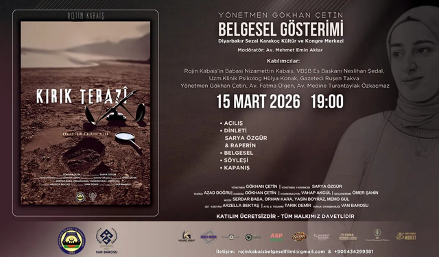 Rojin Kabaiş’in hikayesi “Kırık Terazi” belgeseliyle beyaz perdede