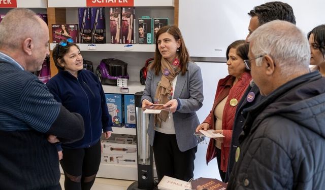 Bucak'tan Sur’da Anadil Günü için esnaf ziyareti