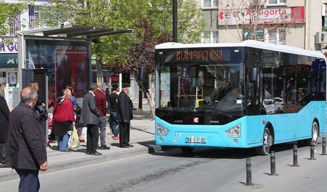 Sivas'ta toplu taşımaya binme rekoru