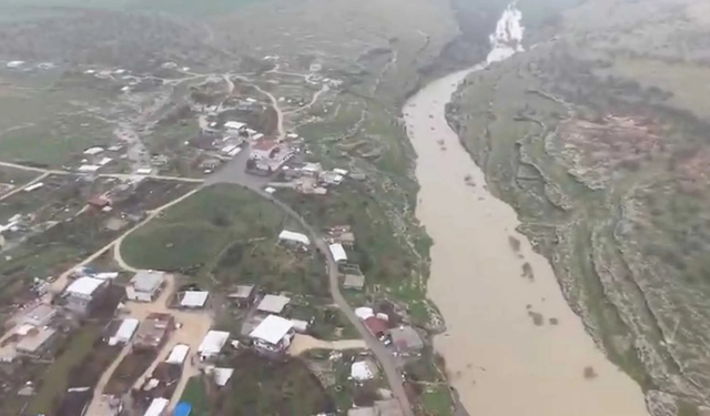 Sağanak Diyarbakır’ı vurdu! Dere taştı, tarım arazileri zarar gördü