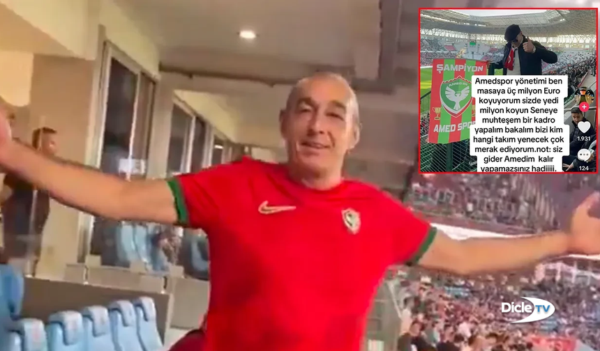 Amedspor: "Eşref Saral'ın dağıttığı formalar sahte"