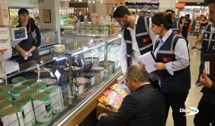 Diyarbakır’da fiyat etiketi denetimi: 4 milyon 885 bin ceza