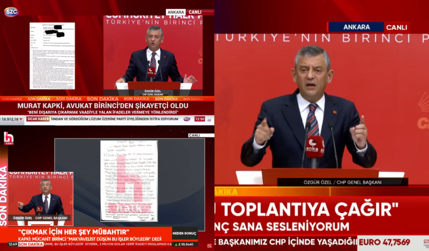 Ana akım medyadan Özgür Özel'e sansür