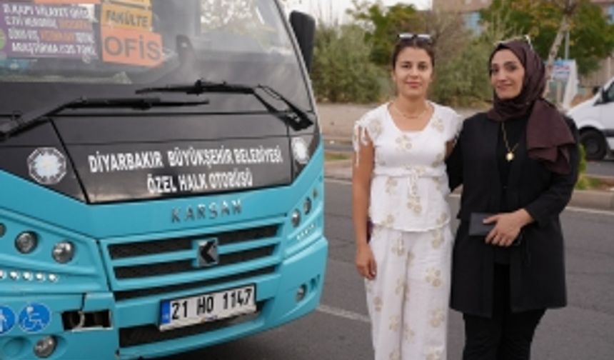 Diyarbakır’da toplu taşıma kadın sürücülerle yenileniyor