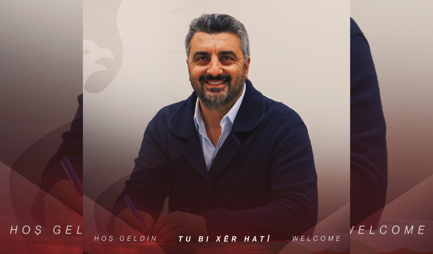 Amedspor’un yeni teknik direktörü Sinan Kaloğlu oldu