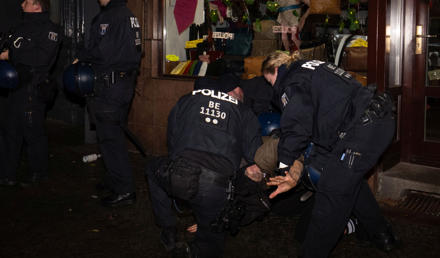 Berlin’de Gazze protestosuna polis müdahalesi