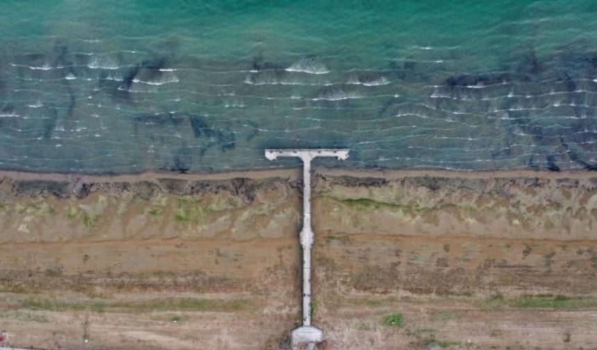 İznik Gölü 350 metre çekildi