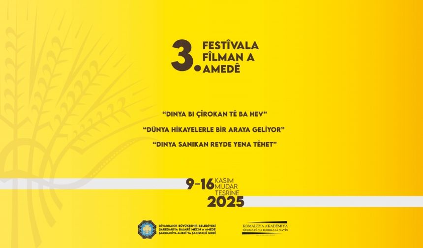 3. Amed Film Festivali 7-14 Aralık’ta Diyarbakır’da