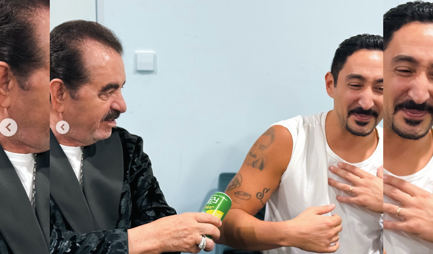 Eko Fresh, İbrahim Tatlıses’i ziyaret etti