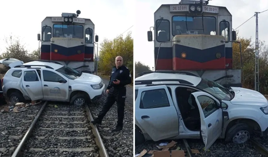 Diyarbakır’da tren otomobile çarptı: Bir yaralı