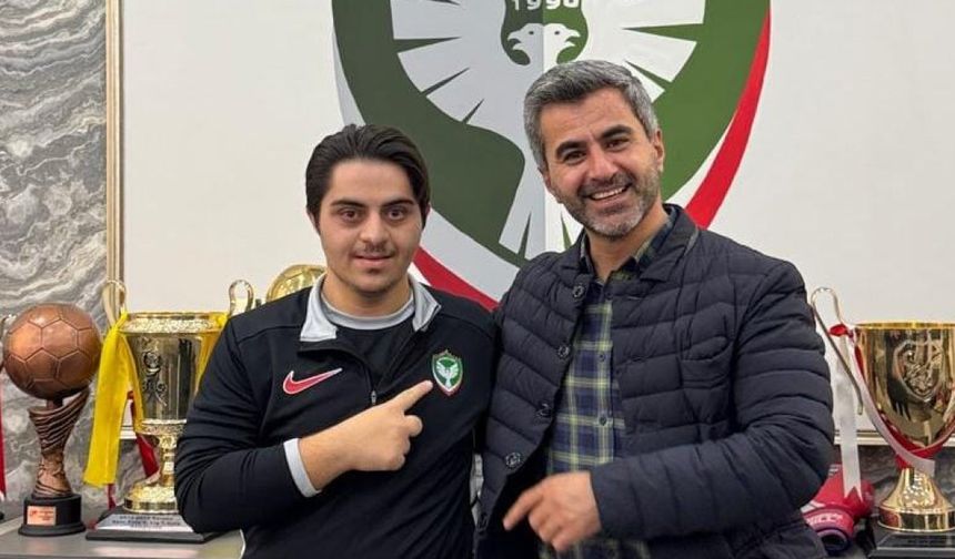 Amedspor, Down sendromlu Zinar'ın hayalini gerçekleştiriyor