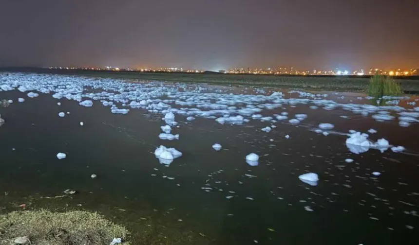 Belediye "temiz" demişti: Dicle nehrinde yine köpüklendi