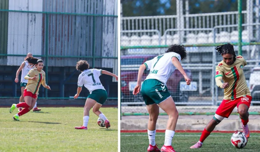 Amedsporlu kadınlar farka koştu