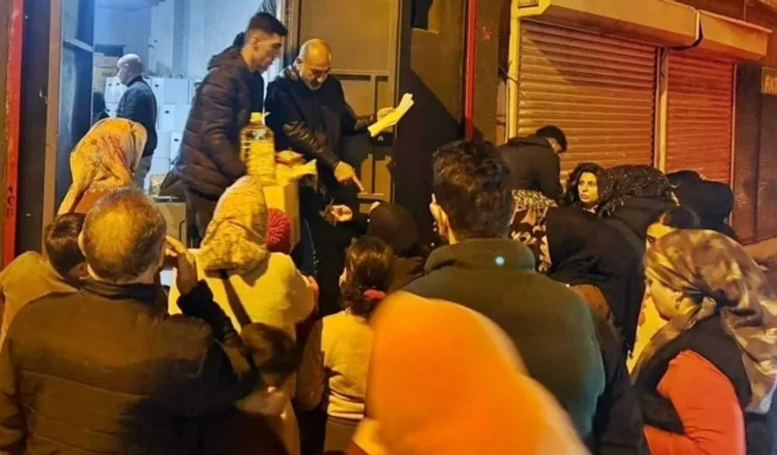 Diyarbakır Bağlar'da haberi alan oraya koştu