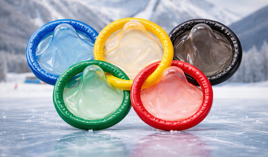 Kış Olimpiyatları'nda prezervatif rekoru: Sporcular bitirdi!