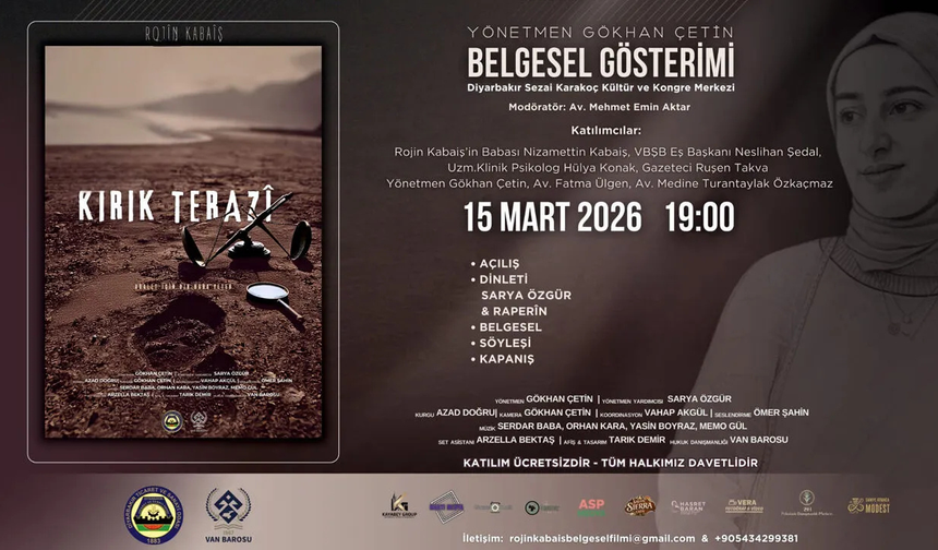 Rojin Kabaiş’in hikayesi “Kırık Terazi” belgeseliyle beyaz perdede