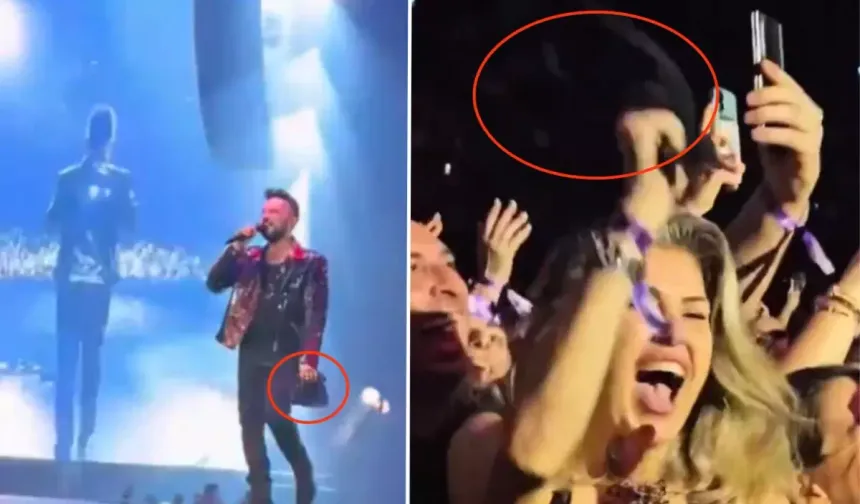 Tarkan'ın terli havlusunu alan hayranı havalara uçtu