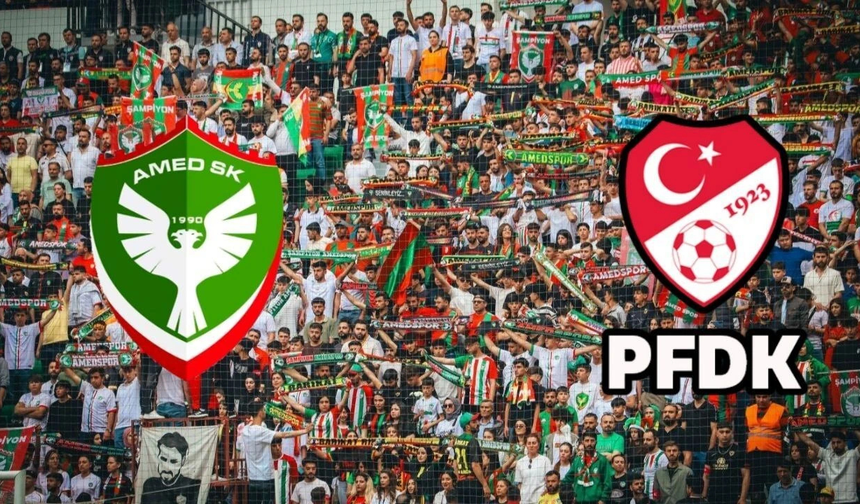 PFDK kararı açıklandı: Amedspor’a yüklü para cezası