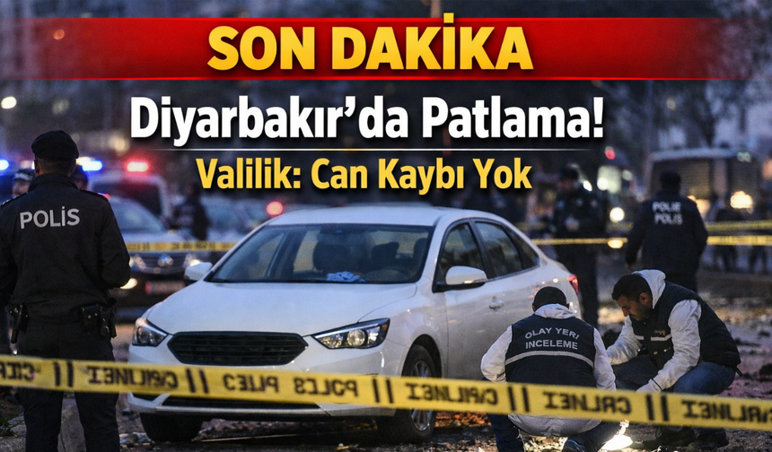 Diyarbakır'da polis aracının geçişinde patlama: Can kaybı yok