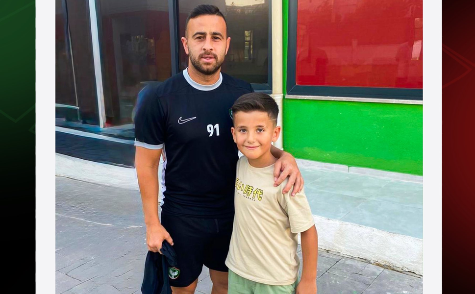 Amedsporlu Dia Saba, küçük Barış’a verdiği sözü tuttu