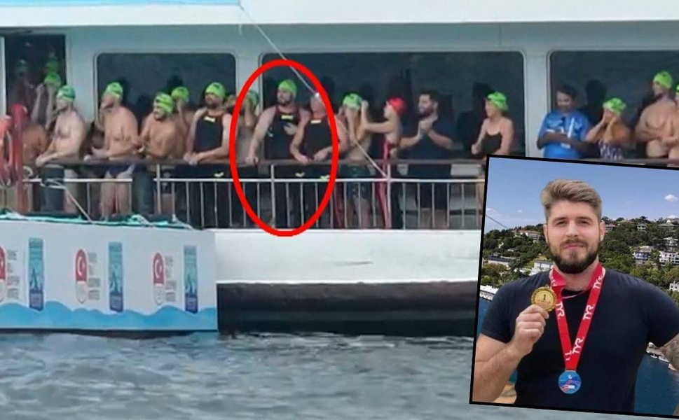 İstanbul Boğazı’nda kaybolan Rus sporcunun son görüntüleri ortaya çıktı