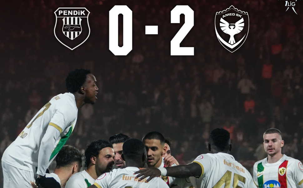 Amedspor Pendik’te kazandı, yeniden zirveye çıktı