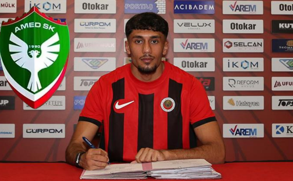Amedspor’da son dakika transferi