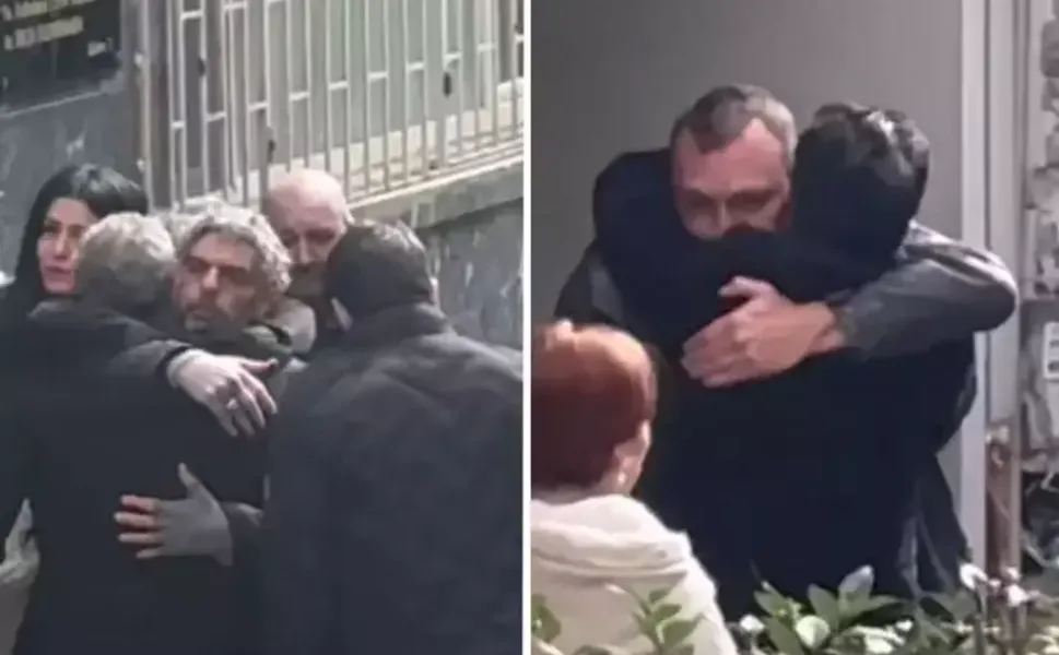 Haberi alan ünlüler, ünlü oyuncunun evine koştu