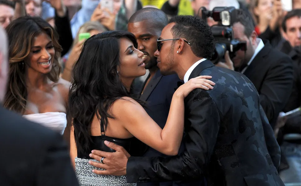 Dünya magazininde gündem Lewis Hamilton ve Kim Kardashian