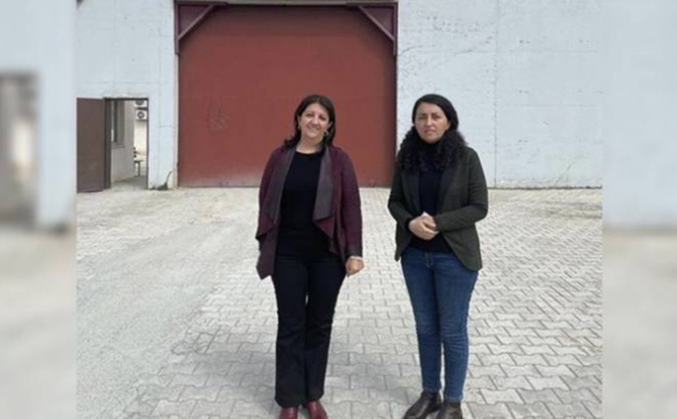 Pervin Buldan’dan Leyla Güven’e cezaevi ziyareti