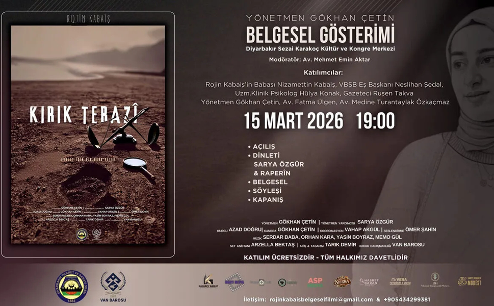 Rojin Kabaiş’in hikayesi “Kırık Terazi” belgeseliyle beyaz perdede