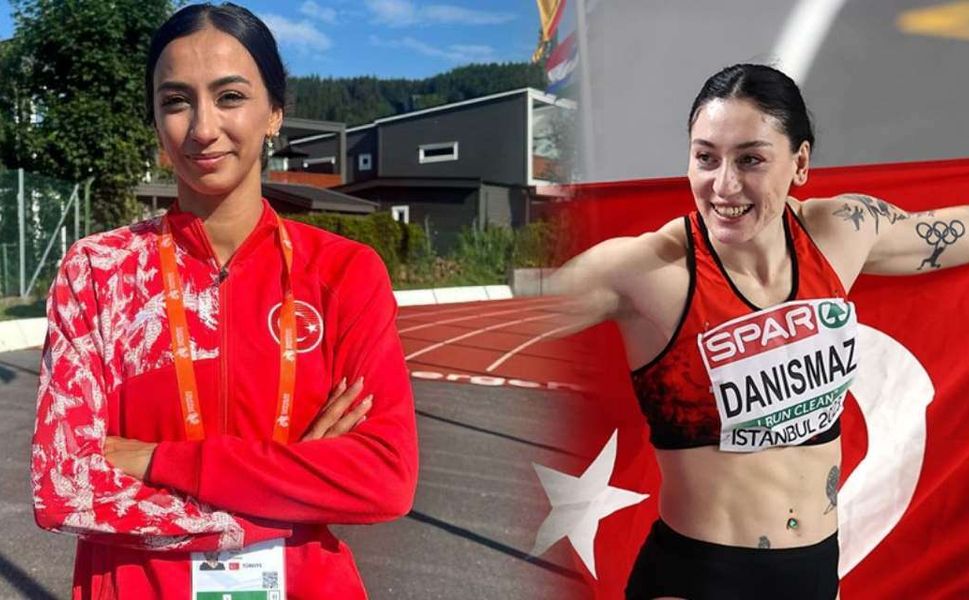 Milli atletler sahada saç saça, baş başa birbirine girdi!