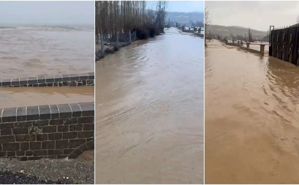 Diyarbakır’da sel felaketi: 45 koyun telef oldu