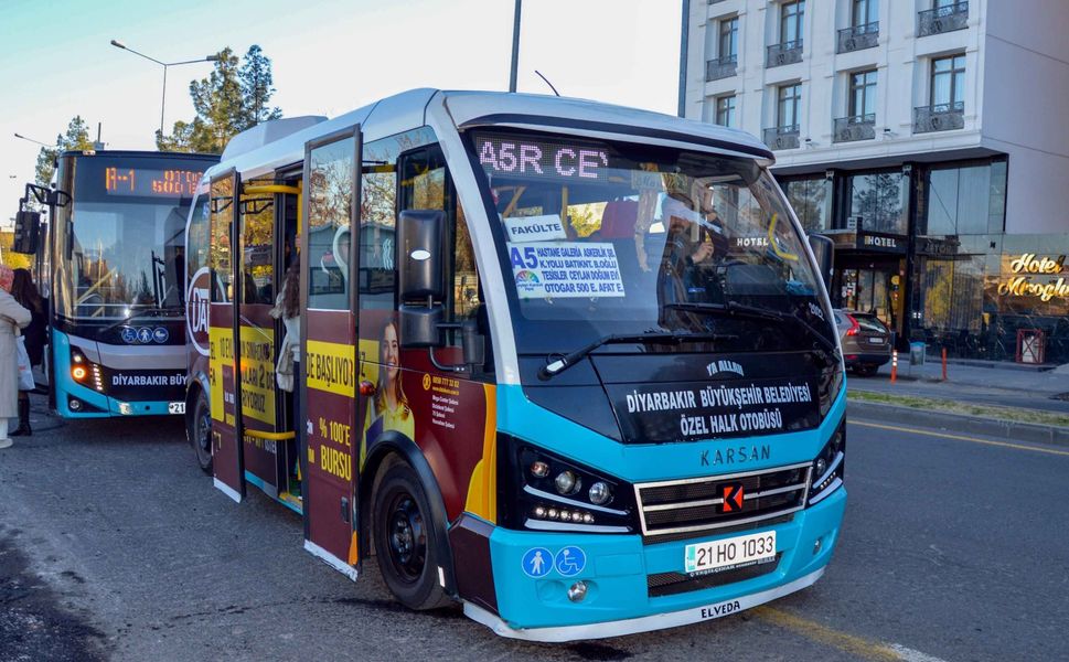 Diyarbakır’da otobüslerde nakit para dönemi bitiyor
