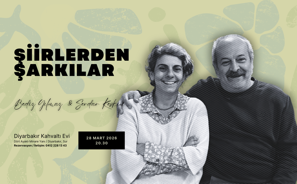 Diyarbakır’da Sanat Gecesi: "Şiirlerden Şarkılar"