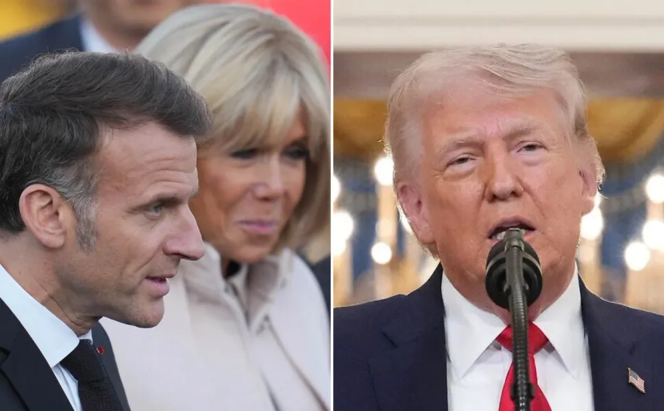 Macron'dan eşiyle dalga geçen Trump’a yanıt: “Seviyesiz”