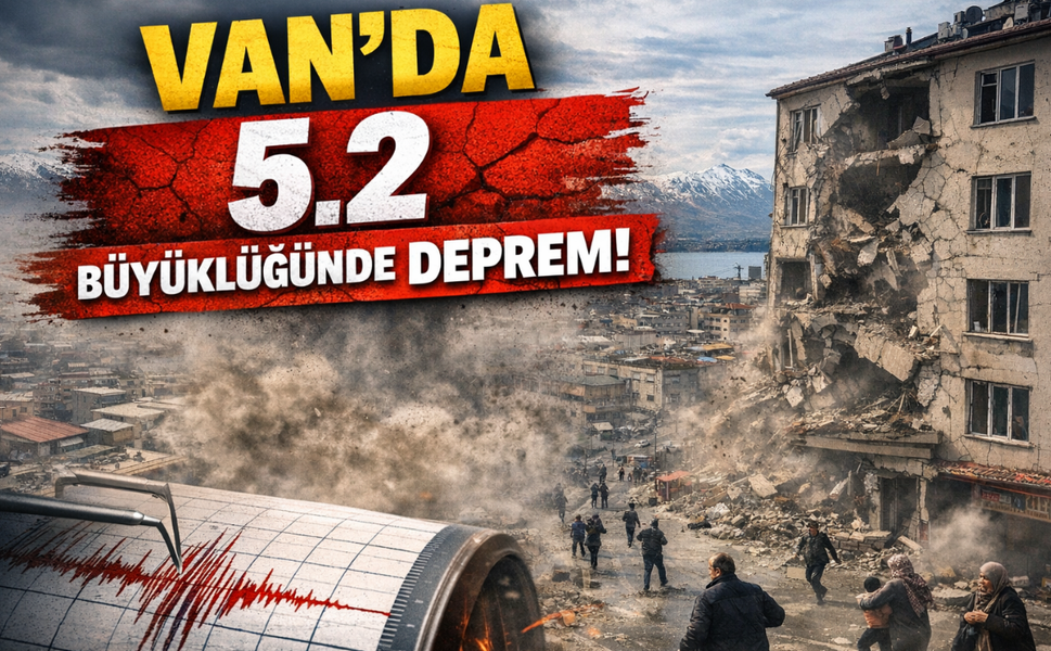 Van'da 5.2 büyüklüğünde deprem: 5 ilde hissedildi, can kaybı yok