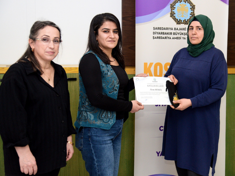 İki Ay Süren Eğitime 13 Kadın Katıldı